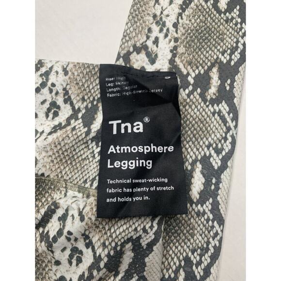 TNA by ARITZIA Atmosphere Legging High-Rise Snakeskin Print Size S - Picture 4 of 8